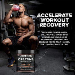 Creatine Monohydrate Powder (300g size, 5000mg creatine, 60 servings) | Dietary Supplement for Pre and Post-Workout