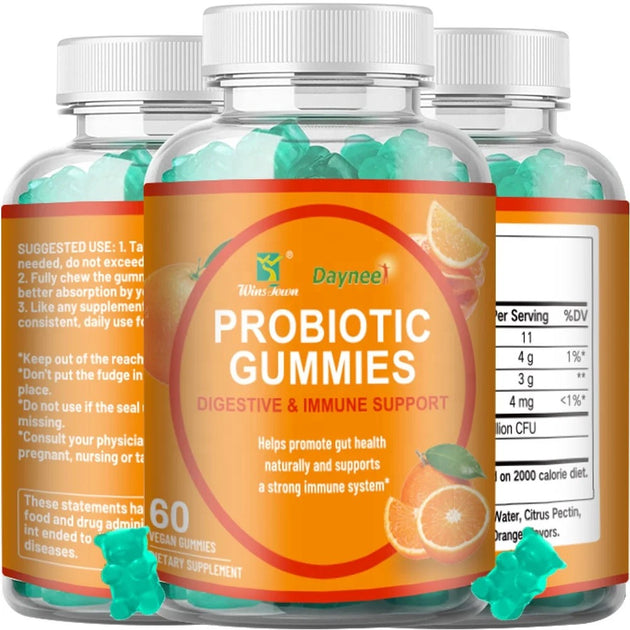 Probiotic Gummies (1 Bullion CFUs) Dietary Supplement for Gut, Diges