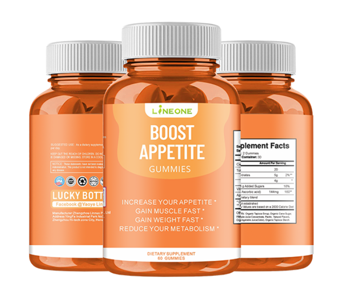 Boost Appetite Gummies Dietary Supplement for Boosting Appetite and
