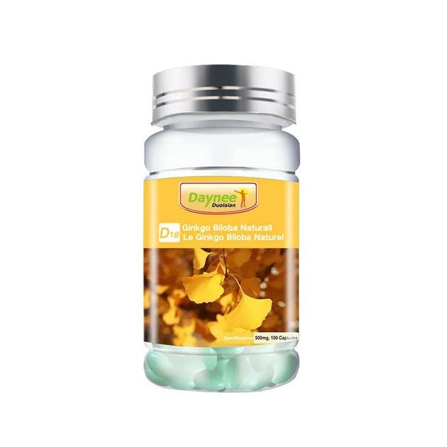 Ginkgo Biloba Capsule Dietary Supplement for Blood Pressure, Blood C Ginax Store