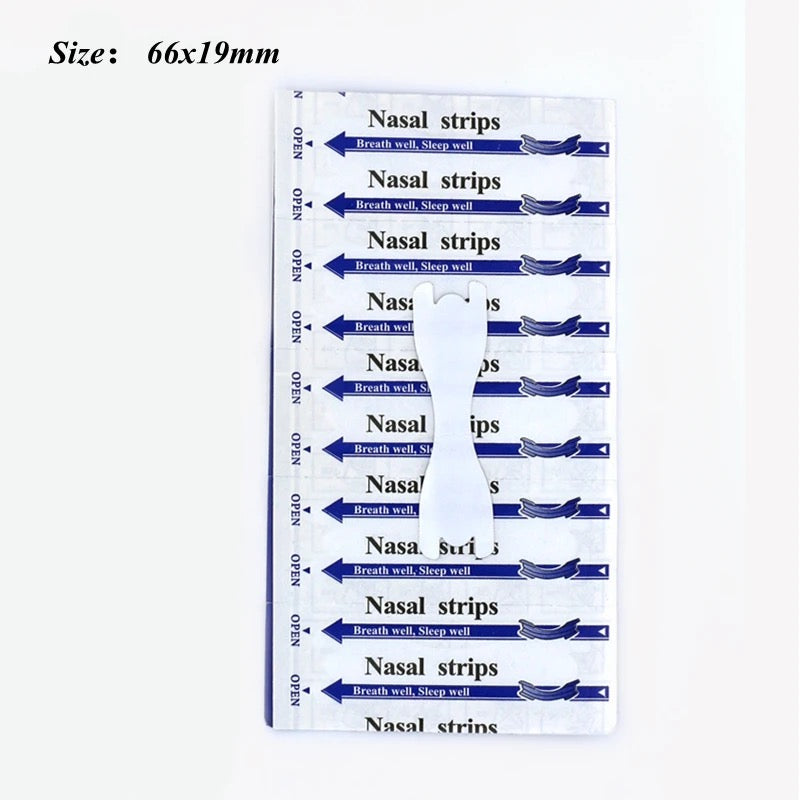 Transparent Nasal Strips | Medical Sticker for Anti-Snoring, Better Breath, and Sound Sleep