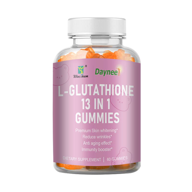 L-Glutathione Gummies with 13 Powerful Ingredients | Dietary Supplement for Skin Whitening, Anti-Aging, Wrinkles, and Immunity