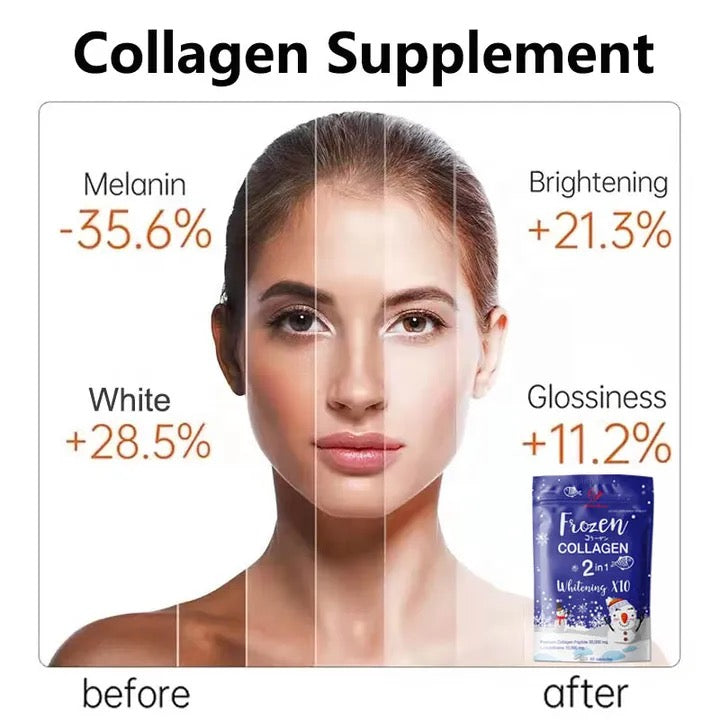 Frozen Collagen Capsule with L-Glutathione, Pomegranate, CoQ10, and Berries