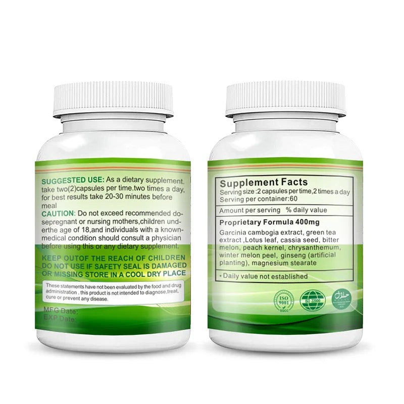 Garcinia Cambogia Tablet (400mg) | Dietary Supplement for Weight Loss, Appetite Suppressant, and Energy
