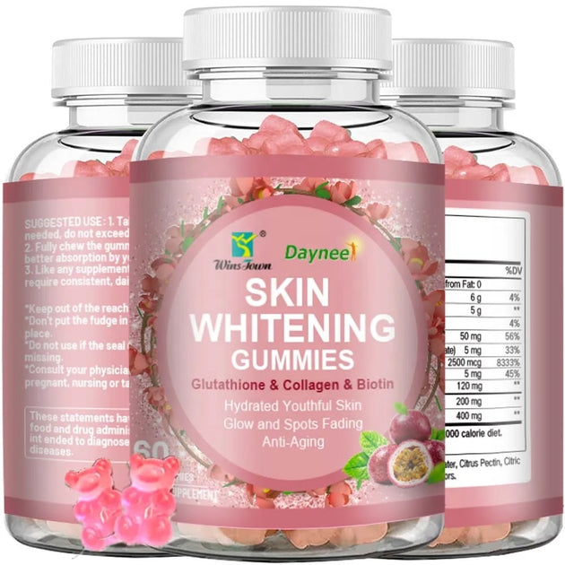 Skin Whitening Gummies with Glutathione and Collagen Ginax Store