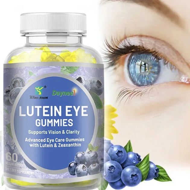 Lutein Eye Gummies with Zeaxanthin Dietary Supplement for Cataracts, Ginax Store