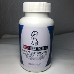 Male Fertility Capsule with Zinc, Vitamins, and Folate | Dietary Supplement for Zero Sperm, Low Sperm, and Male Fertility Health