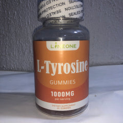 L-Tyrosine Gummies (1000mg) | Dietary Supplement for Weakness, Stress,
