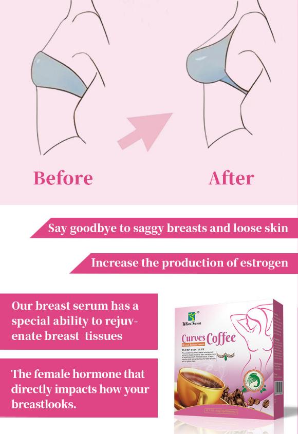 Curves Coffee for Breast Enhancement | Instant Coffee for Fuller Breasts and Tighter Chest