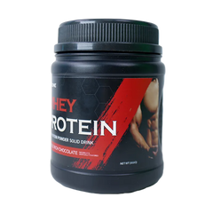 Whey Protein Powder with Calcium (500g size, 56g protein, 0g sugar, 33 servings)