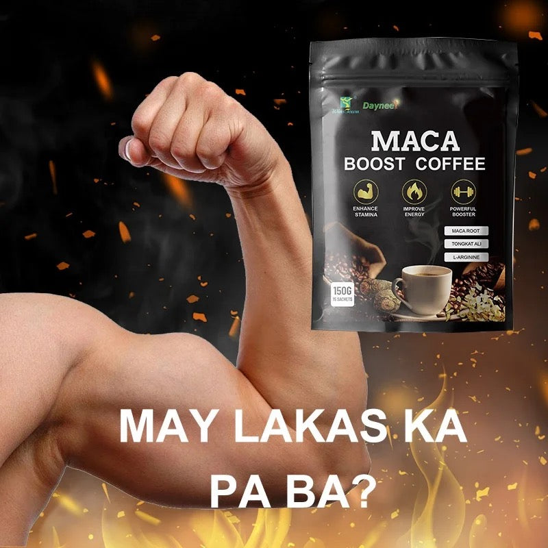 Maca Boost Coffee with Horny Goat Weed and Tongkat Ali | Instant Coffee for Stamina, Energy, Focus, and Endurance