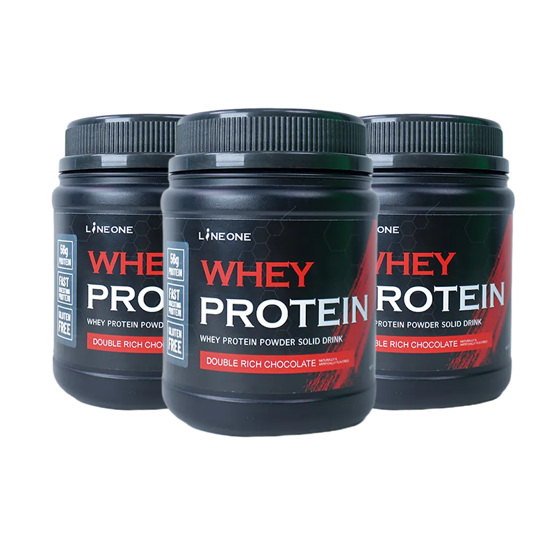 Whey Protein Powder with Calcium (500g size, 56g protein, 0g sugar, 33 servings)