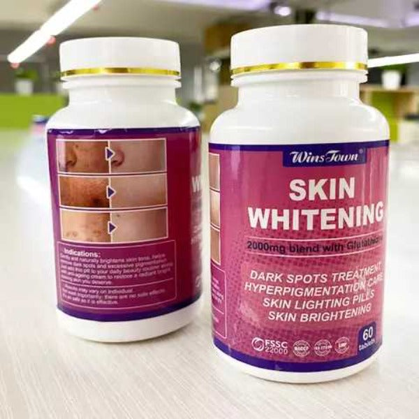 Skin Whitening Tablets with Glutathione (2000MG) Dietary Supplement