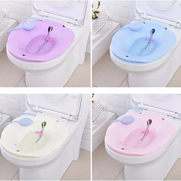 Sitz Bath Bowl with Pump Vaginal Detoxifying Bath Ginax Store
