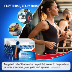 Lumbar Pain Relief Patch | Medicated Patch for Lumbar Disc Herniation, Muscle Strain, and Joint Pain