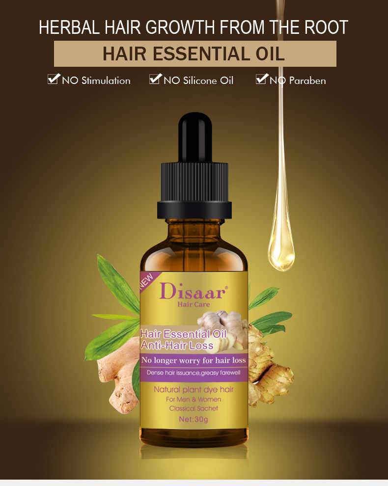 Hair Growth Serum with Ginger | Essential Oil for Anti-Hair Loss and Hair Growth