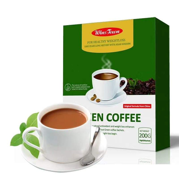 Green Coffee Instant Coffee for Weight Loss, Appetite Control, and M
