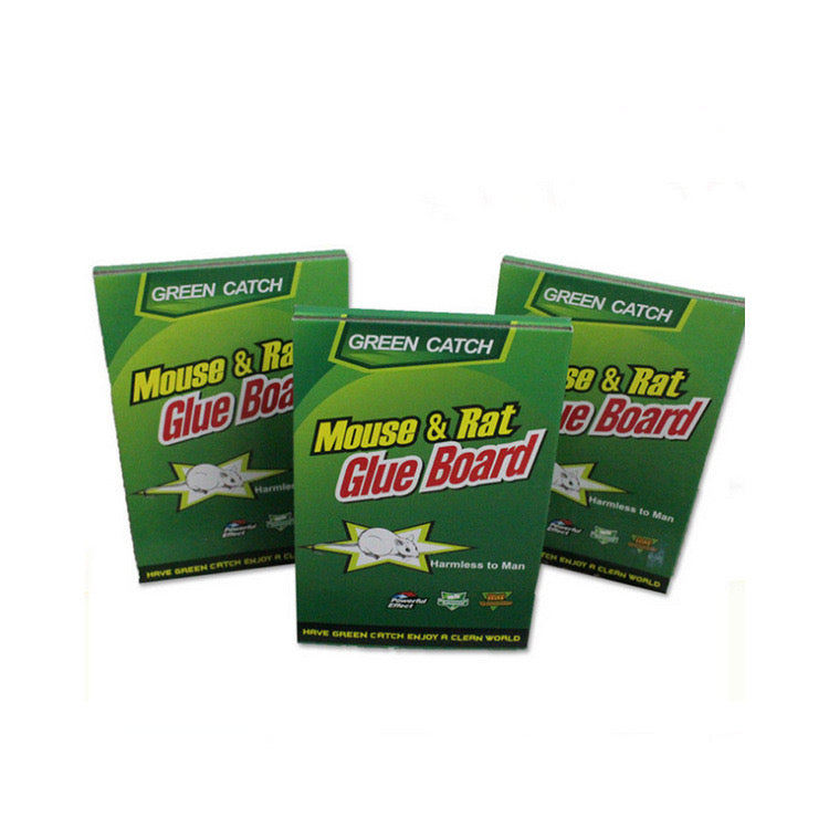 GREEN CATCH Rat and Mouse Glue Trap Board | Rodent Control