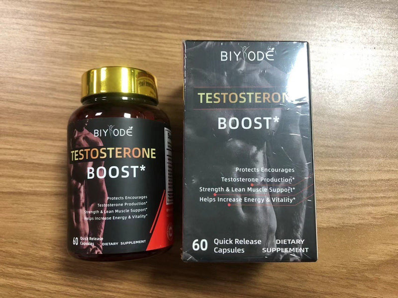 Testosterone Boost Capsules (1400mg) | Dietary Supplement for Testosterone, Energy, Muscle Building, and Sexual Performance