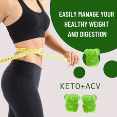 Keto + ACV Weight Loss Gummies | Dietary Supplement for Weight Management, Metabolism, Ketone Energy, and Focus