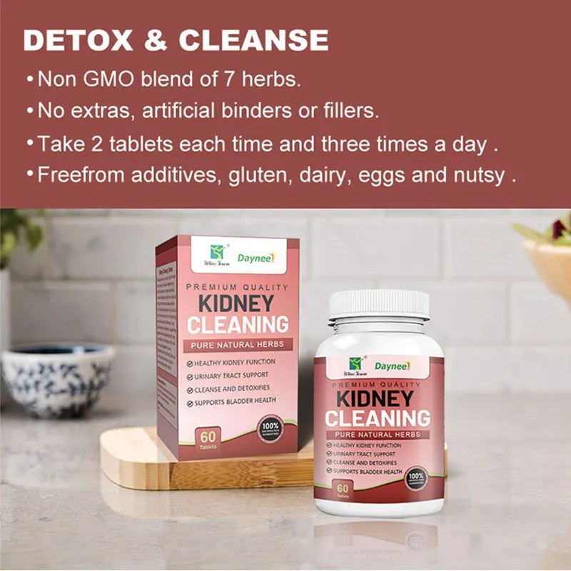 Kidney Cleaning Tablet with Kudzu Root | Dietary Supplement for Urinary Tract, Bladder, Kidney, and Flushing Toxins