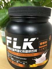 FLK Whey Protein Nutritional Fortified Powder (600g size, 32.5g protein, Vanilla flavor)