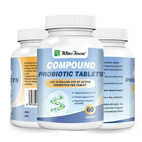 Probiotic Tablets (30 Billion CFUs) | Dietary Supplement for Bloating, Digestion, Metabolism, and Gastrointestinal Health