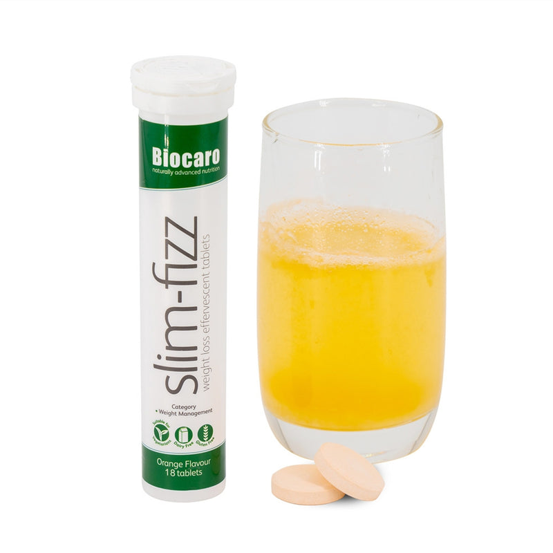 Slim-Fizz Effervescent Tablet (Orange Flavour) | Dietary Supplement for Weight Loss