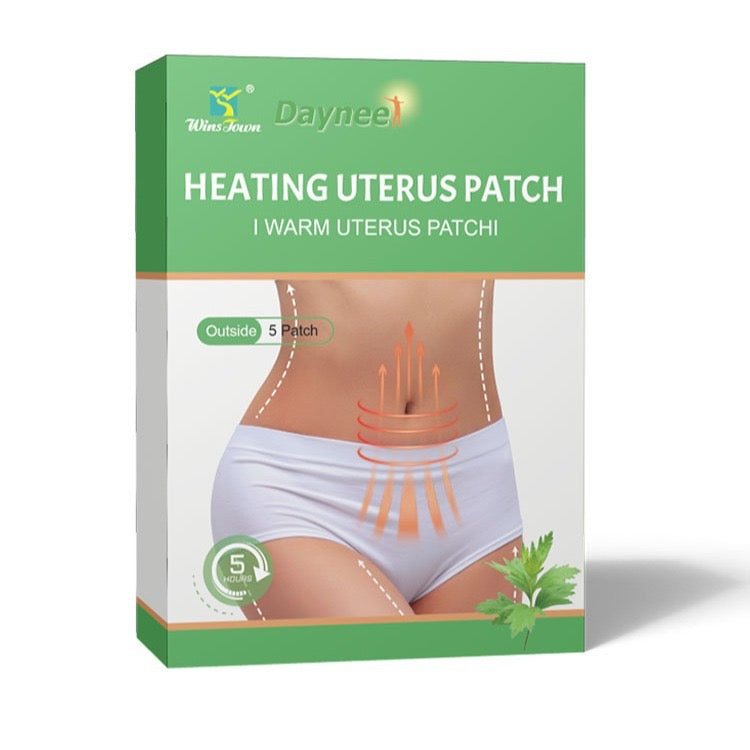 Heating Uterus Patch (5 patches) | Medicated Patch for Menstrual Pain, Back Pain, Uterine Cold, Dysmenorrhea, and Joint Pains