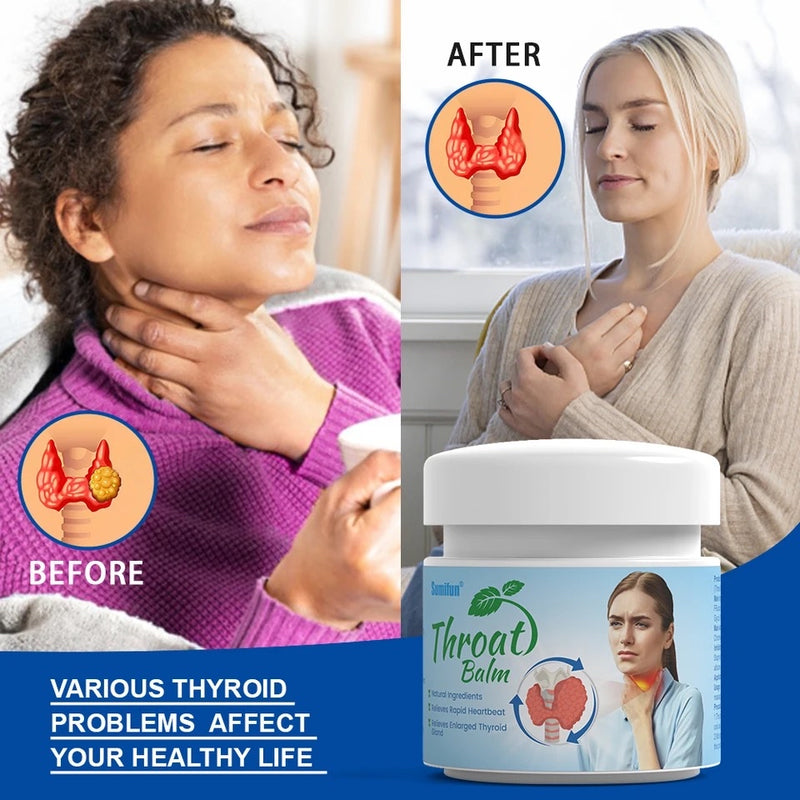Throat Balm | Topical Balm for Swollen Throat, Sore Throat, Goiter, and Itchy Throat