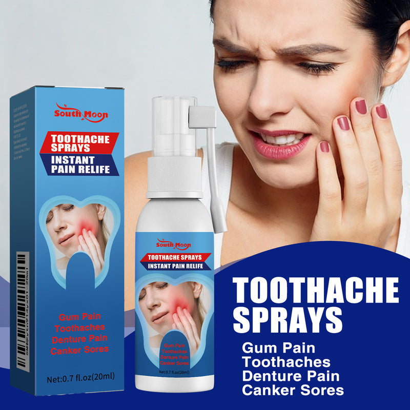 SOUTH MOON Toothache Sprays | Medicated Spray for Gum Pain, Toothaches, Denture Pain, and Canker Sores