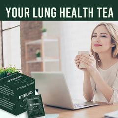 BetterLungs Detox Tea with Mullein, Thyme, and Rooibos | Herbal Tea for Lungs and Respiratory Health