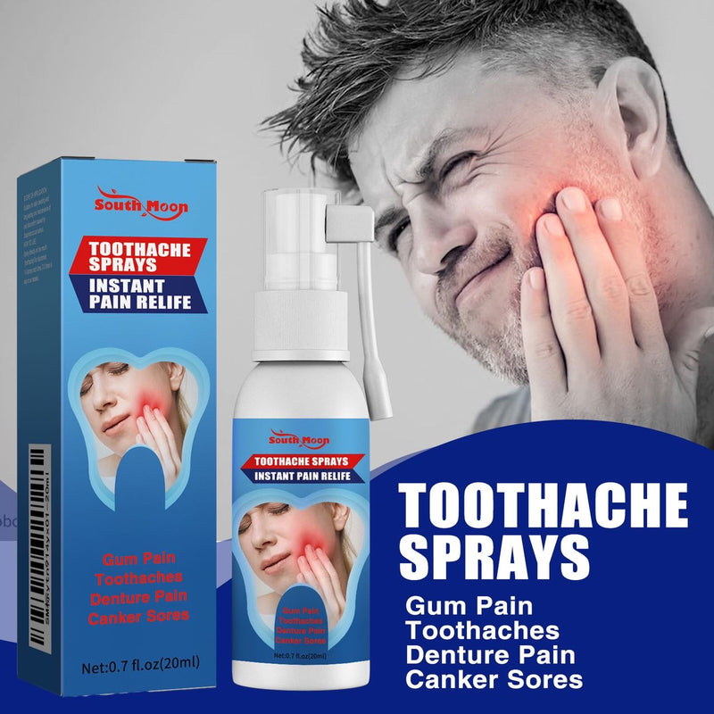 SOUTH MOON Toothache Sprays | Medicated Spray for Gum Pain, Toothaches, Denture Pain, and Canker Sores