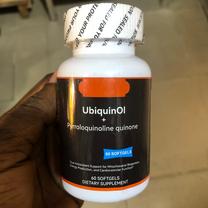 Ubiquinol and Pyrroloquinoline Quinone (PQQ) Capsules (1310mg) | Dietary Supplement for Energy, Cognitive Function, Cardiovascular, and Mitochondrial Biogenesis