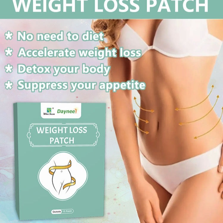 Weight Loss Patch (15 patches) | Medicated Patch for Weight Loss, Intestinal Function, Metabolism, and Fat Burn