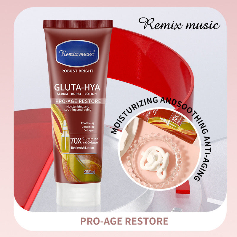 REMIX MUSIC Pro-Age Restore Body Lotion | For Anti-aging, Skin Elasticity, and Youthful Skin