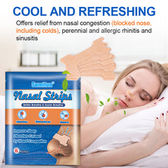 Nasal Strips (6 patches) | Nasal Strips for Snoring, Better Sleep, Nasal Congestion, Rhinitis, and Runny Nose