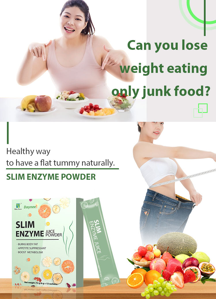 Slim Enzyme Juice Powder | Dietary Supplement for Bowel Movement, Metabolism, Constipation and Healthy Digestion