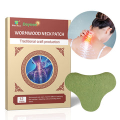 Wormwood Neck Patch (12 patches) | Medicated Patch for Neck Pain, Joint Swelling, and Neck Discomfort