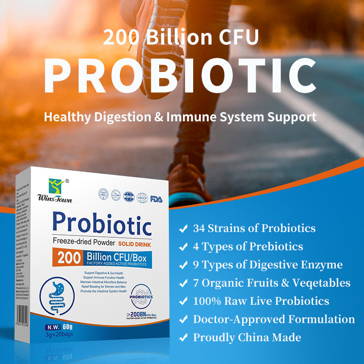 Probiotic Powder (200 Billion CFUs) | Dietary Supplement for Bloating, Digestive Health, Metabolism, and Gastrointestinal Health