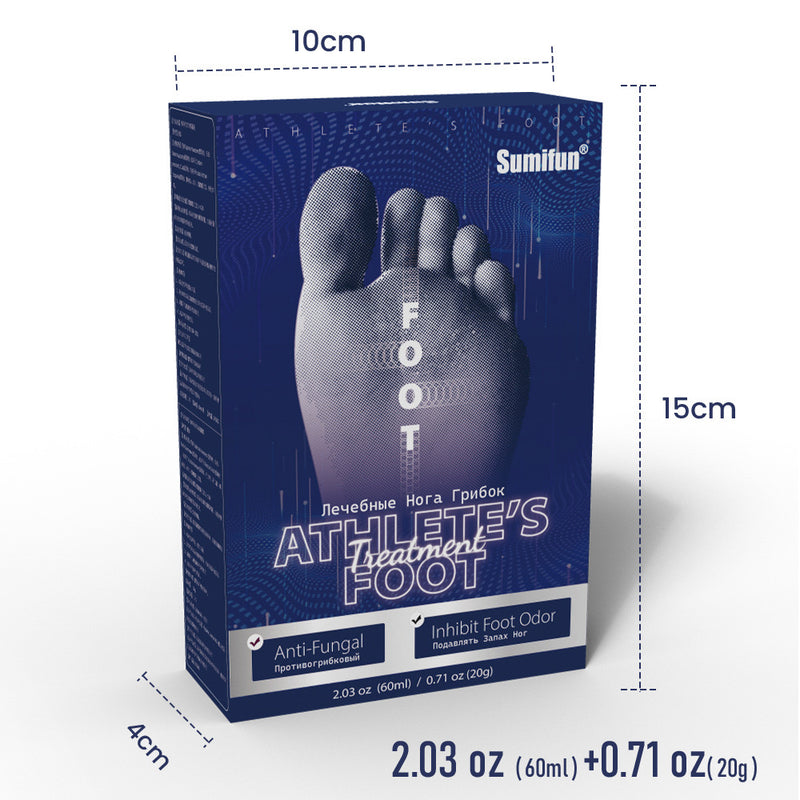 Athlete’s Foot Treatment Pack | Topical Remedy for Athlete’s Foot, Foot Odor, Foot Molt, Itchy Feet, Rotten Feet, and Blisters Feet