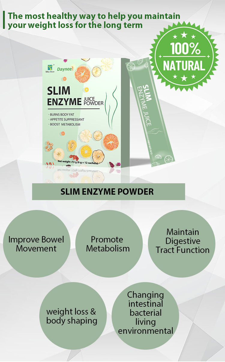 Slim Enzyme Juice Powder  Dietary Supplement for Bowel Movement