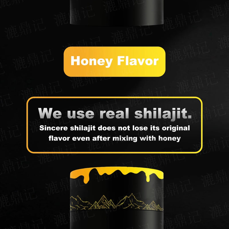 Pure Himalayan Shilajit Honey Sticks with Fulvic Acid and Saffron (30 sticks)