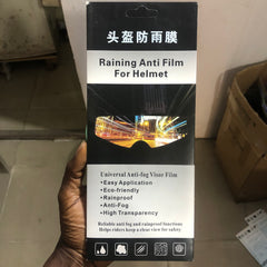 Anti-Raining Film for Helmet