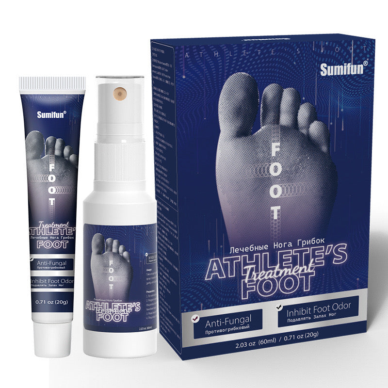 Athlete’s Foot Treatment Pack | Topical Remedy for Athlete’s Foot, Foot Odor, Foot Molt, Itchy Feet, Rotten Feet, and Blisters Feet