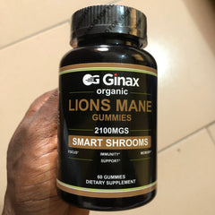 GINAX Lion’s Mane Mushroom Gummies (2100mg)