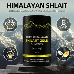 Pure Himalayan Shilajit Gold Gummies (3000mg)