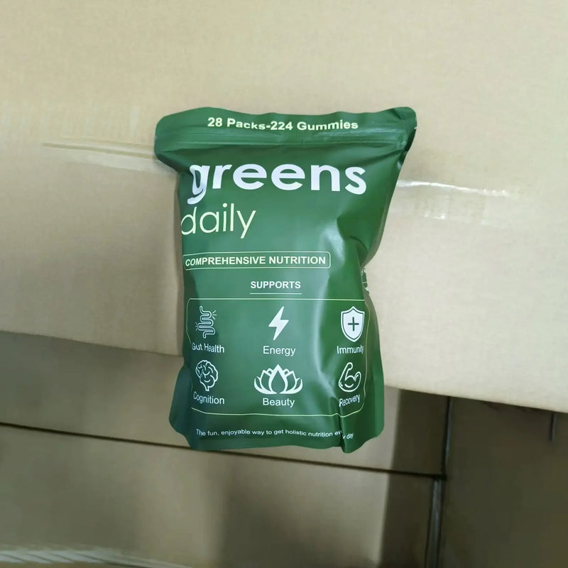 Greens Daily Gummies (224 gummies) | Dietary Supplement for Gut, Immunity, Energy, Cognition, Beauty, and Muscle Recovery