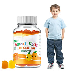 Omega-3 and DHA Gummies for Kids | Dietary Supplement for Brain Development and Heart Health