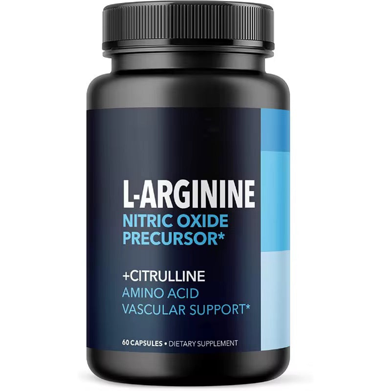 L-Arginine Capsules with L-Citrulline and Beet Root | Dietary Supplement for Strength, Blood Flow, Endurance, Stamina, and Muscle Growth